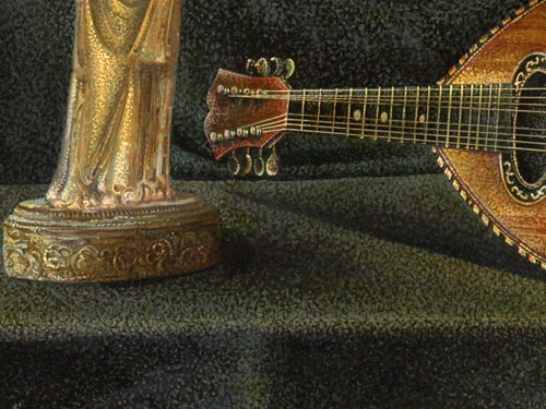 Greek Sculpture with Italian Mandolin