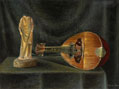 Greek Sculpture with Italian Mandolin